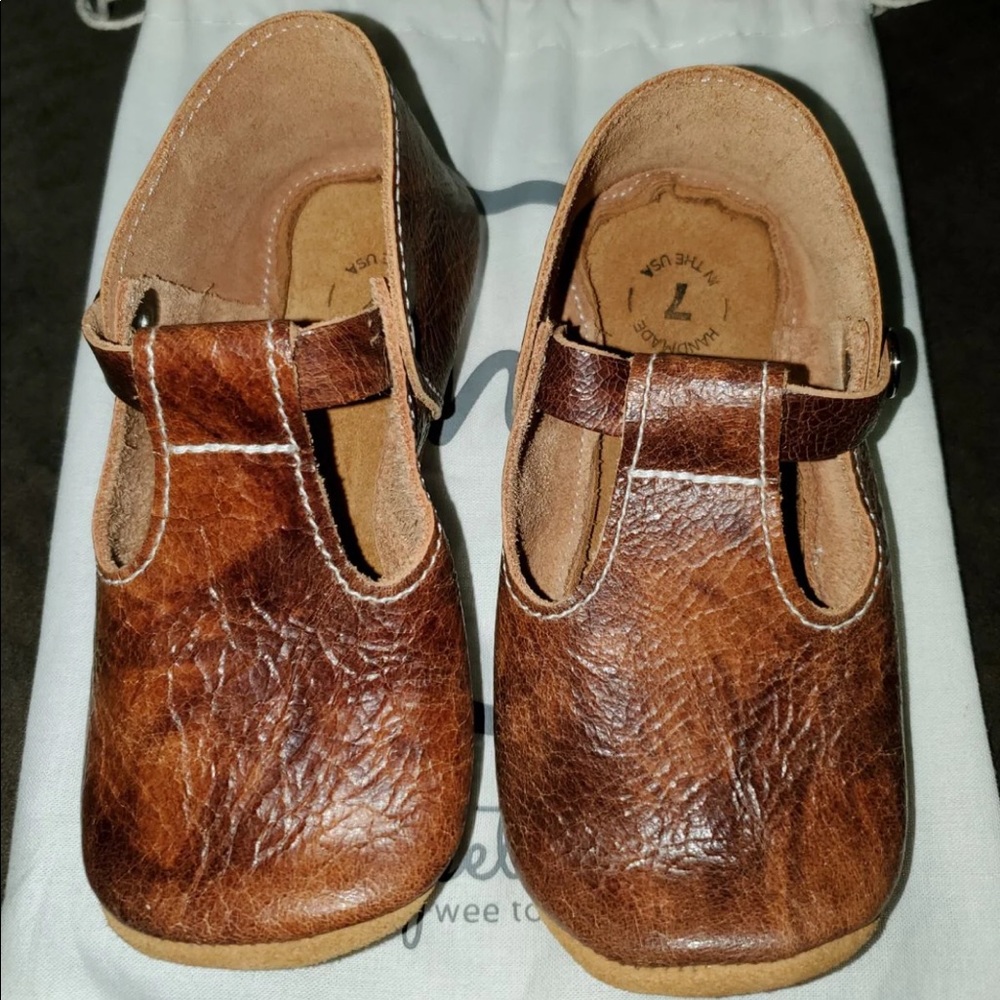 Brand new MON PETIT Saddle shoes size 7